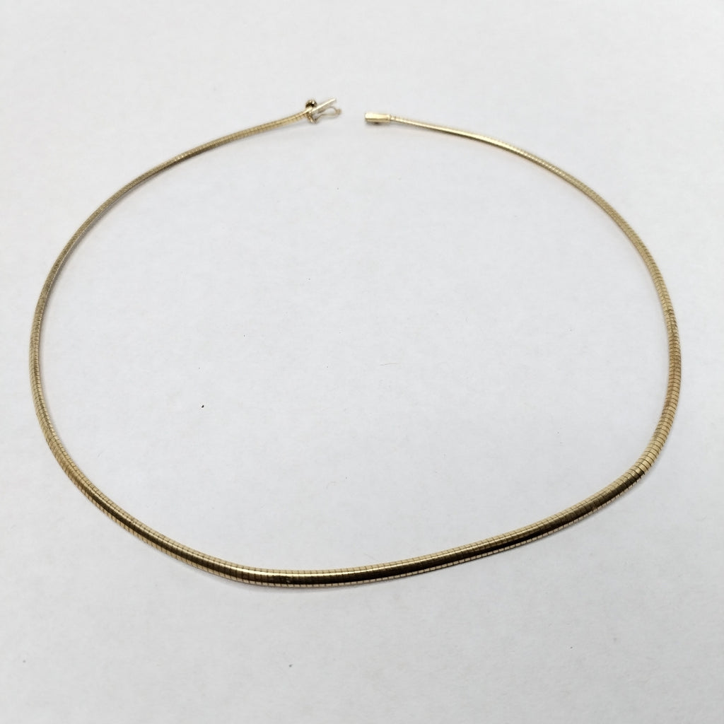 GARGANTILLA, SEMANARIO DE PULSERAS ORO 14 K 15.6 GRMS (SEMINUEVO)