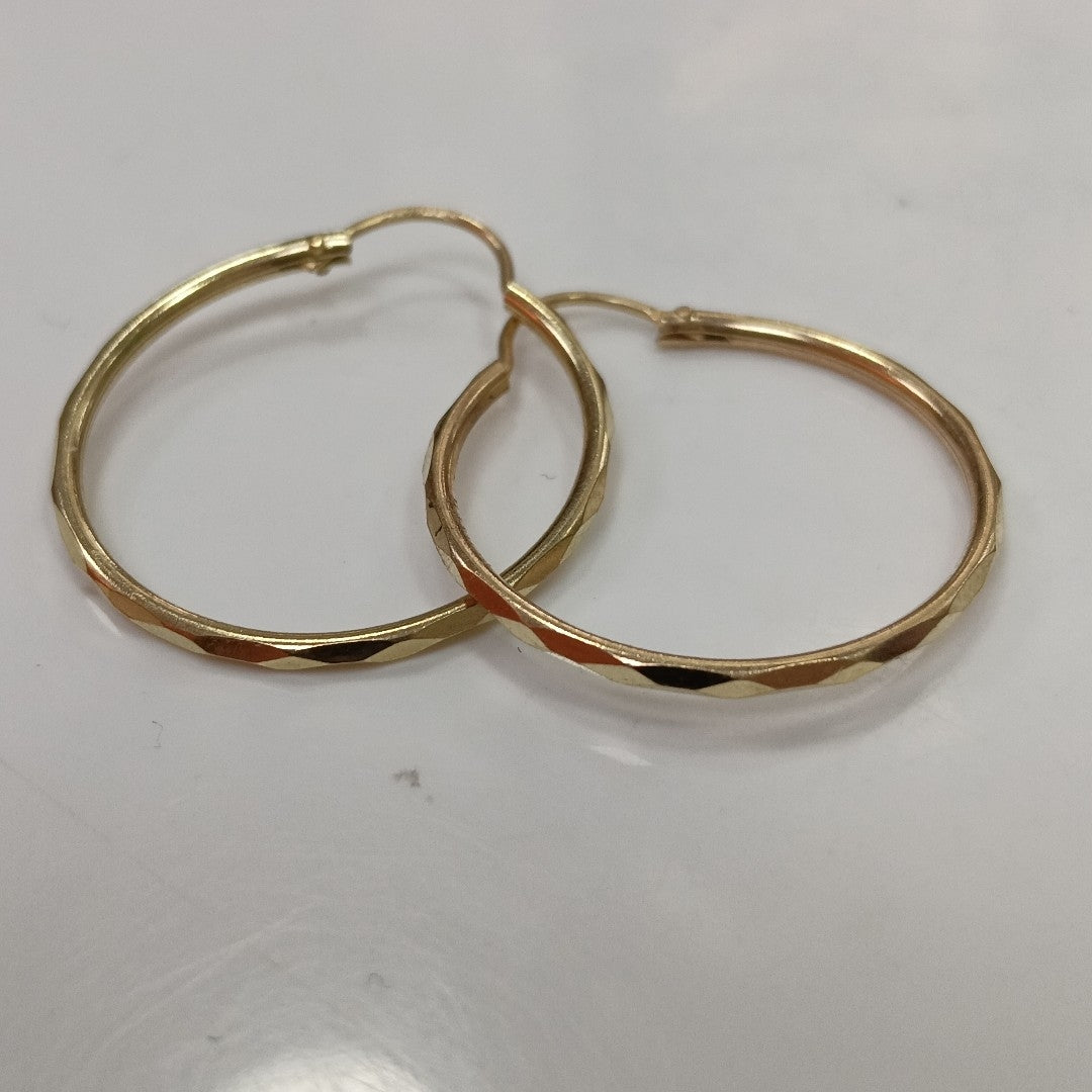 ARRACADAS PAR ORO 10 K 1.7 GRMS (SEMINUEVO)