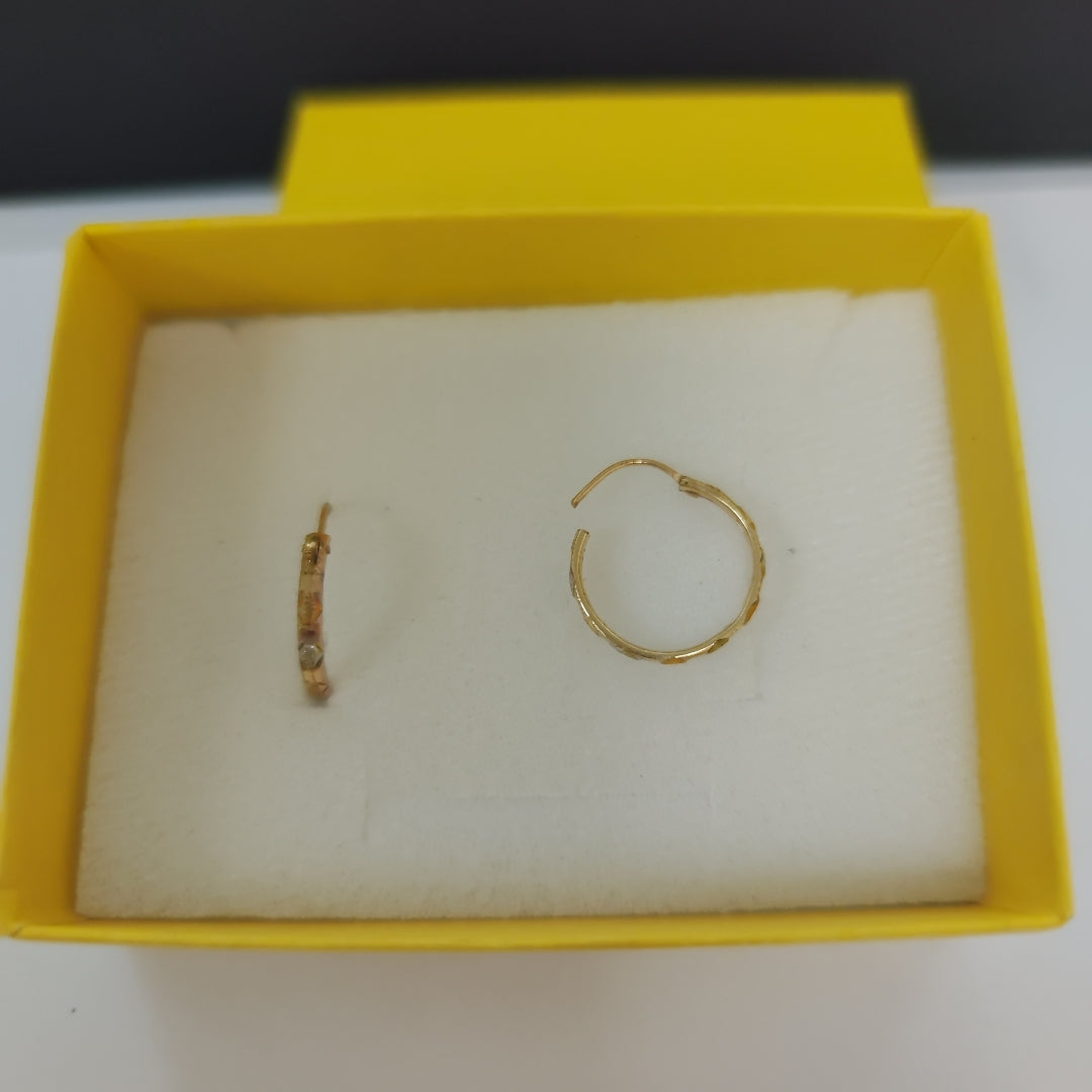 ARRACADAS PAR ORO 10 K 1 GRMS (SEMINUEVO)