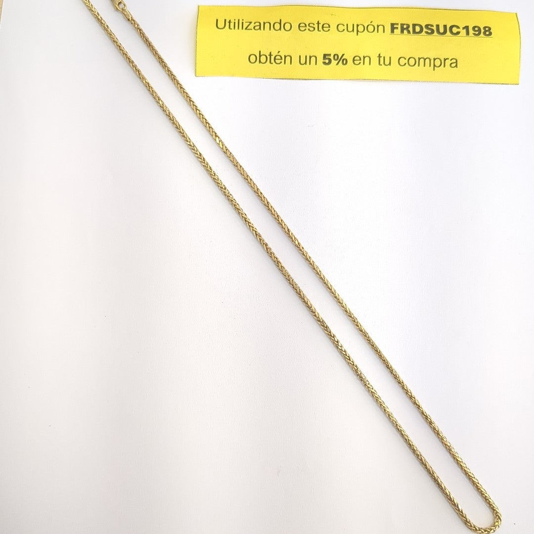 CADENA ORO 14 K 4.2 GRMS (SEMINUEVO)
