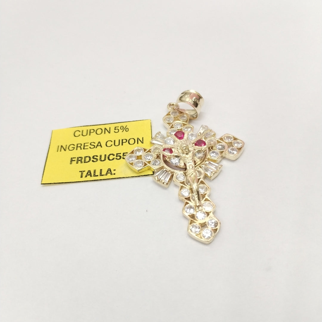 CRUCIFIJO ORO 14 K 10,10 GRMS (SEMINUEVO)