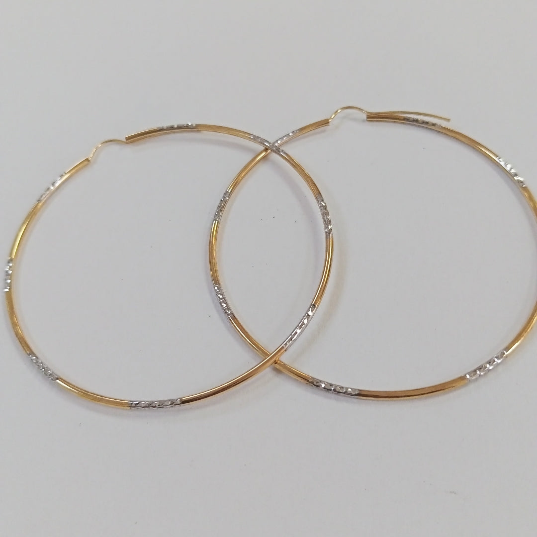 ARRACADAS PAR ORO 14 K 2.7 GRMS (SEMINUEVO)