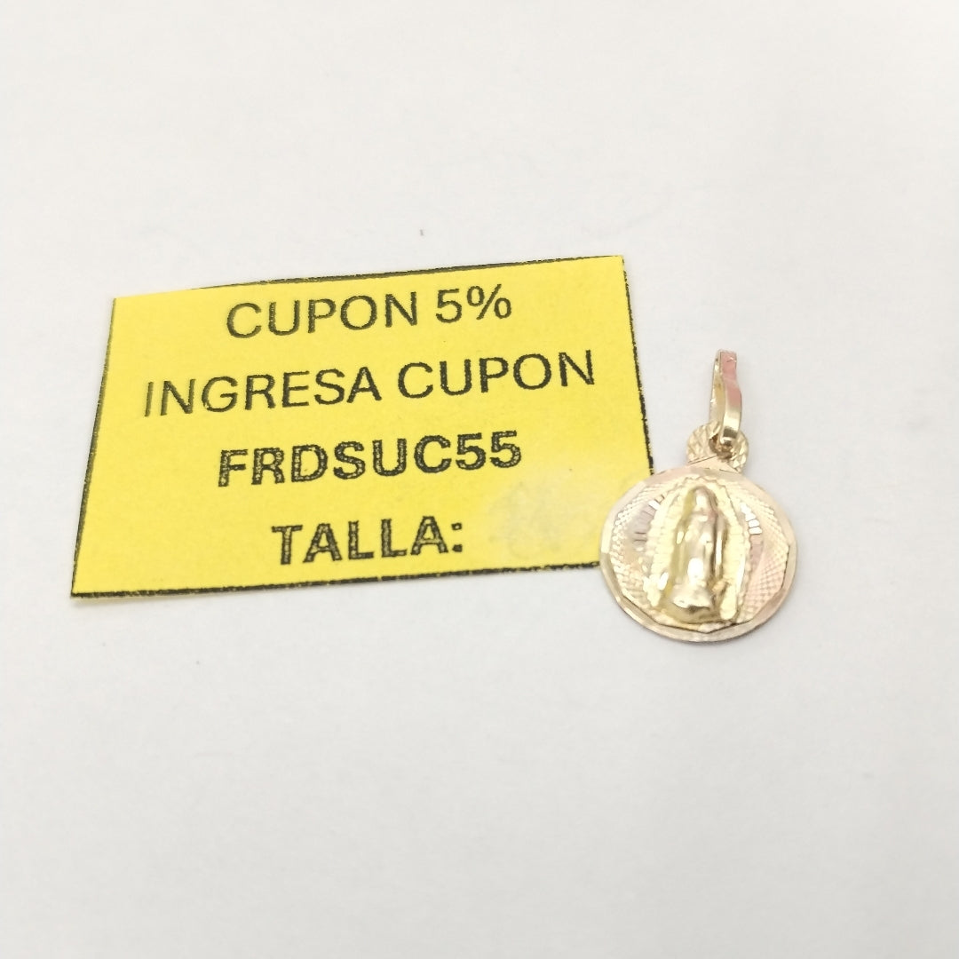 MEDALLA RELIGIOSA ORO 14 K 0,80 GRMS (SEMINUEVO)