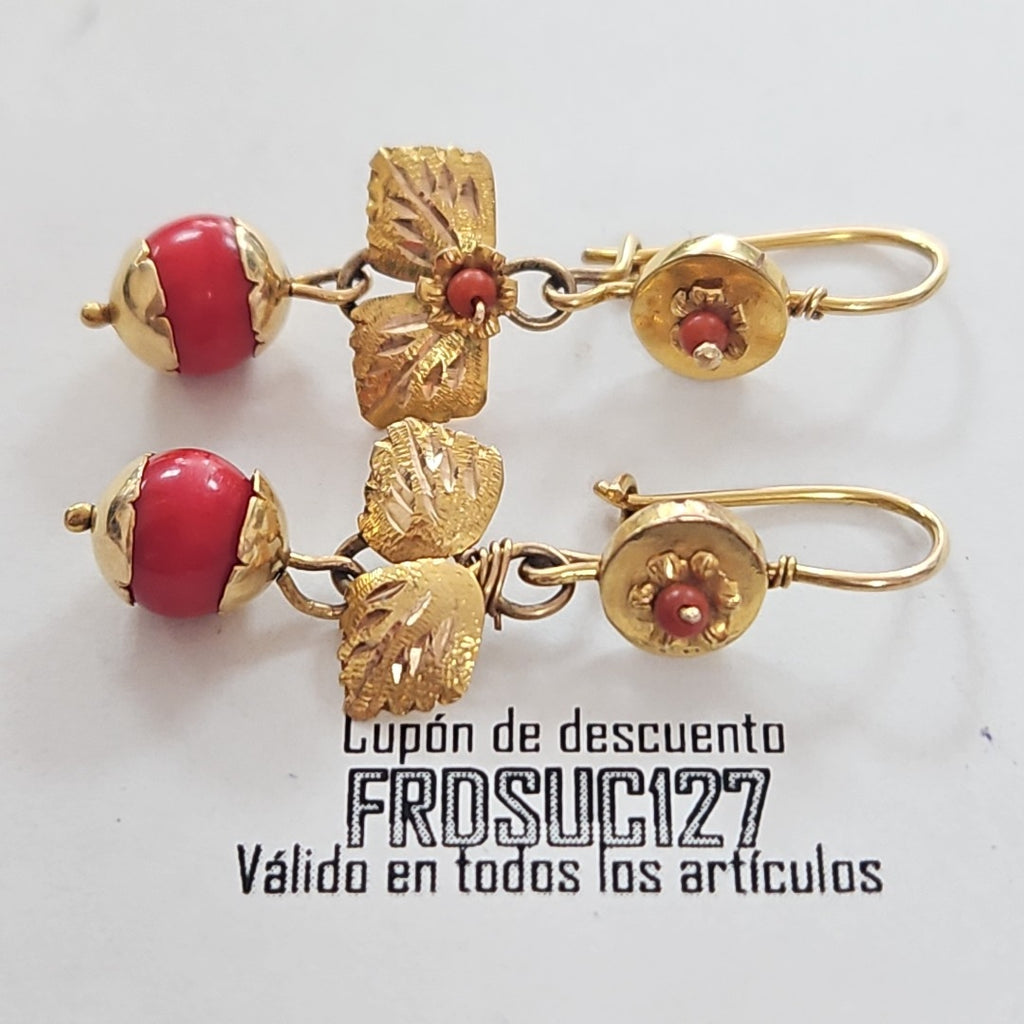 ARETES PAR ORO 8 K 3,80 GRMS (SEMINUEVO)