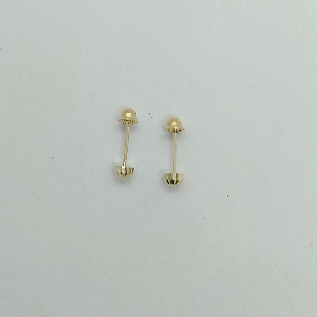 BROQUELES BROQUEL FIG HONGO 14K 0.17 GR (NUEVO)