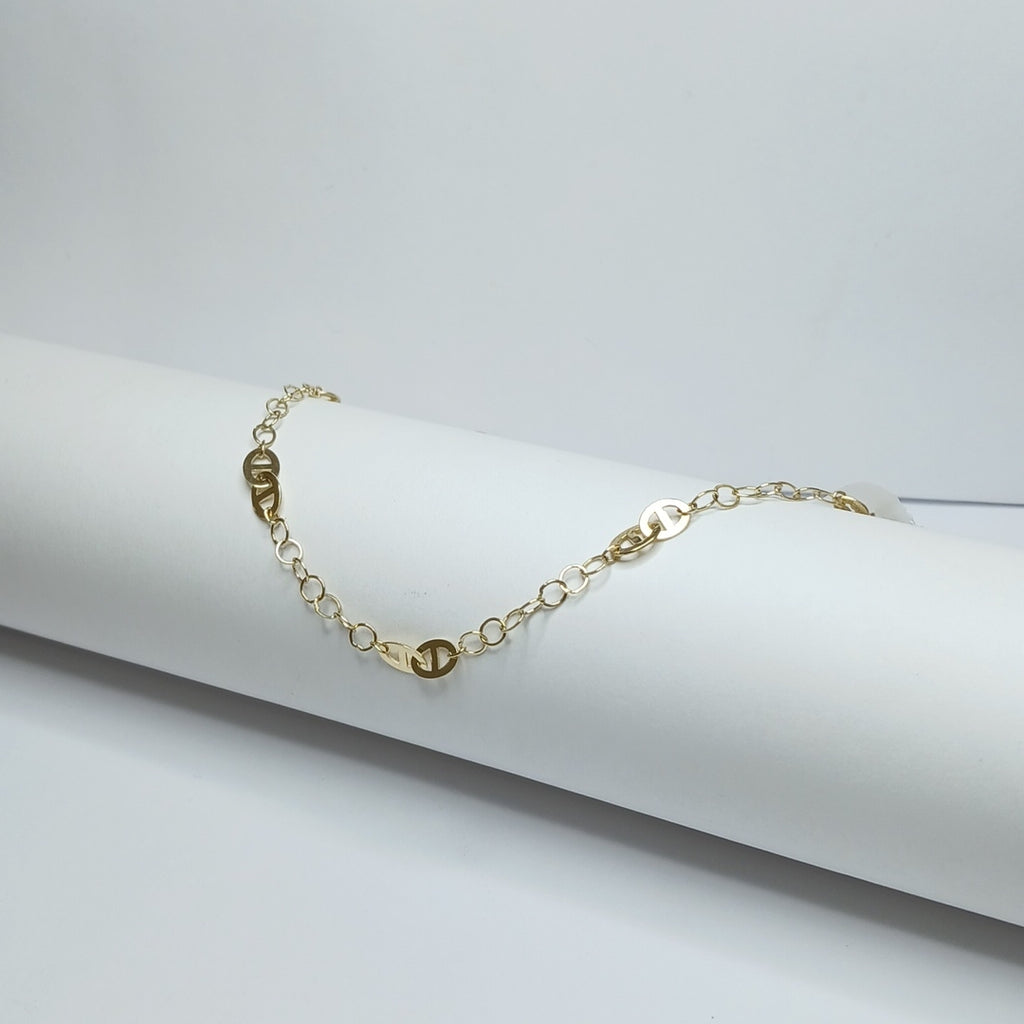 PULSERA ESPECIAL 14K 18 CM 1.5 GR (NUEVO)
