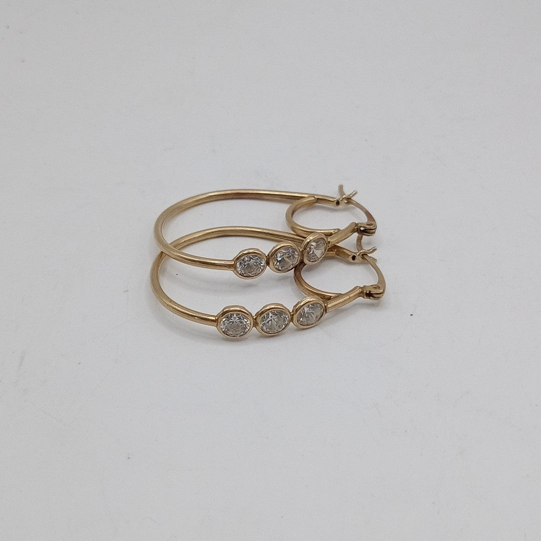 ARETES PAR ORO 10 K 3,90 GRMS (SEMINUEVO)