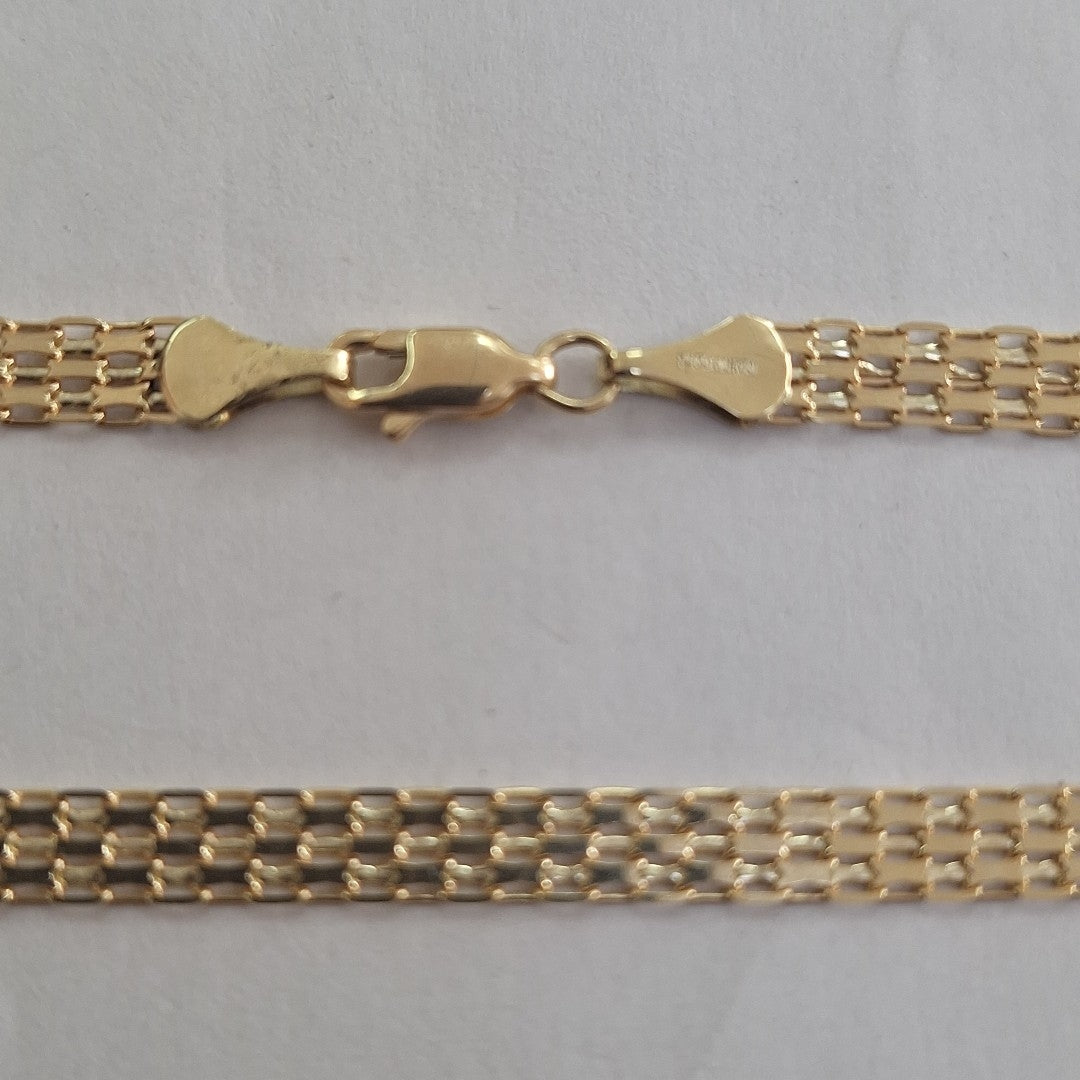 PULSERA ESPECIAL 10K 21 CM 4.4 GR (NUEVO)