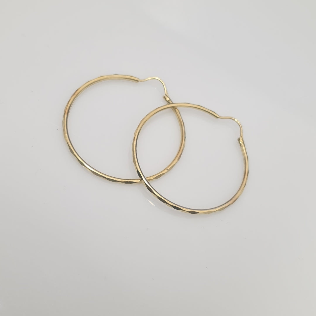 ARRACADAS PAR ORO 14 K 2,10 GRMS (SEMINUEVO)