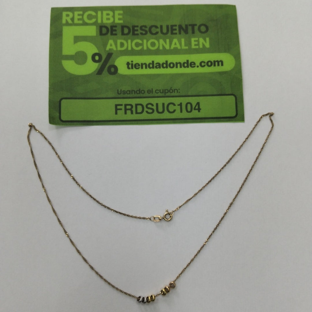 CADENA ORO 10 K 1,40 GRMS (SEMINUEVO)