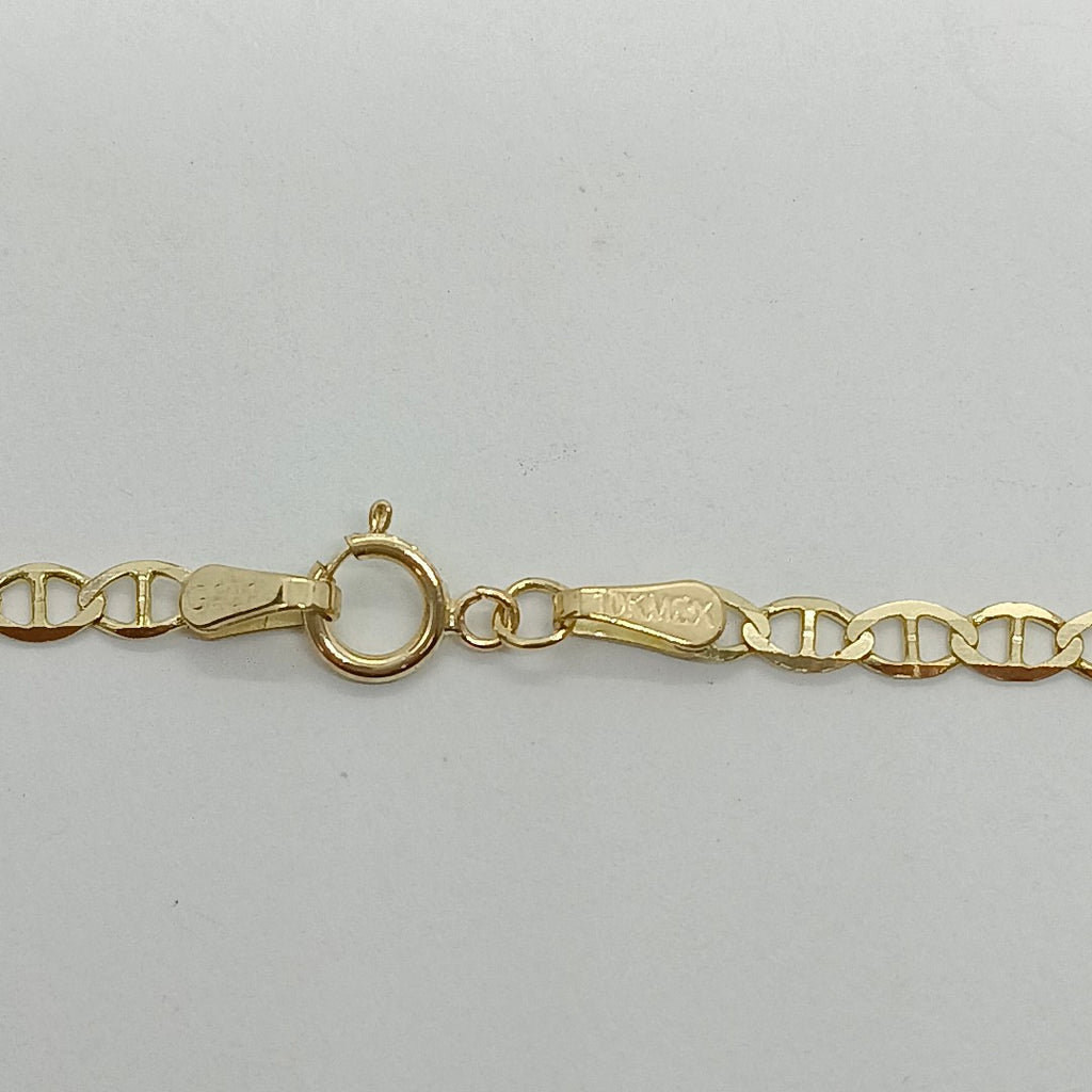 CADENAS TEJIDO GUCHI ORO 10K 55 CM 4.1 GR (NUEVO)