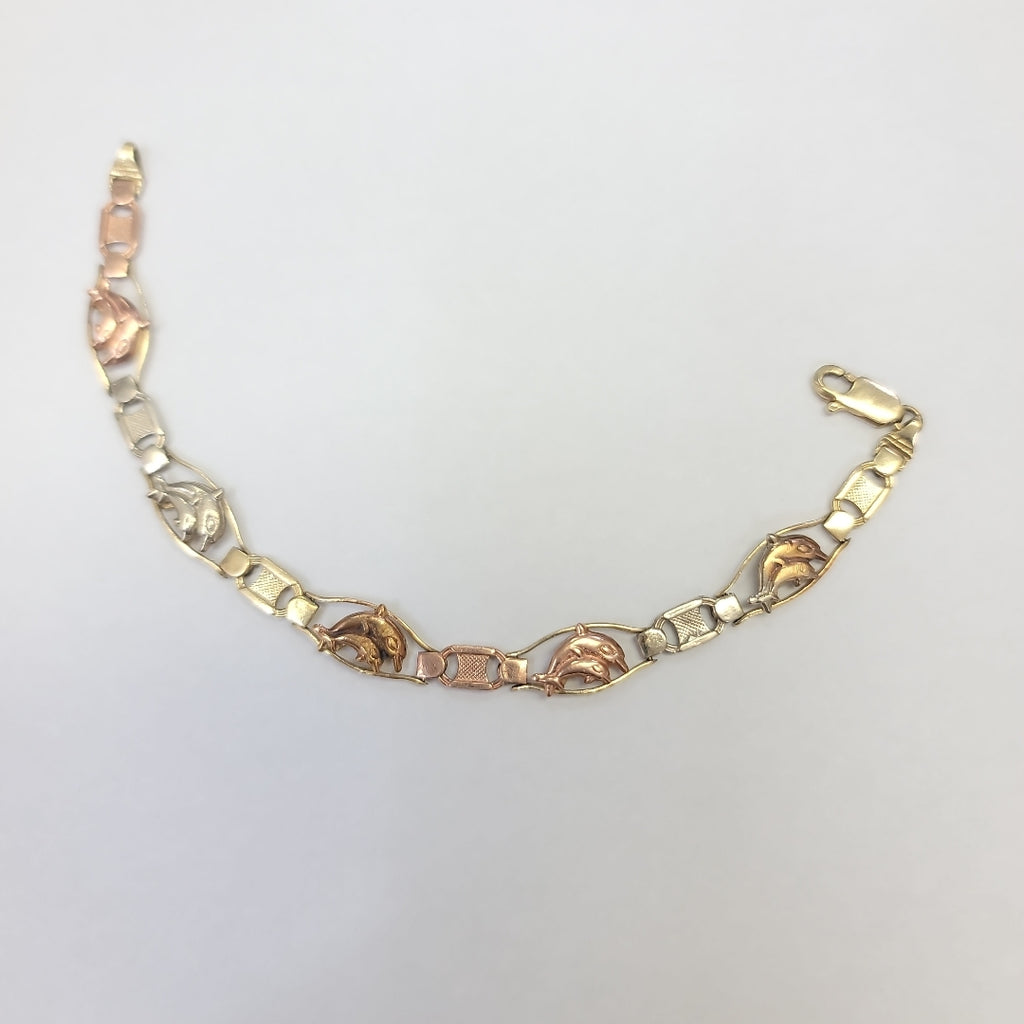 PULSERA ORO,ORO COMBINADO 14 K 10,70 GRMS (SEMINUEVO)