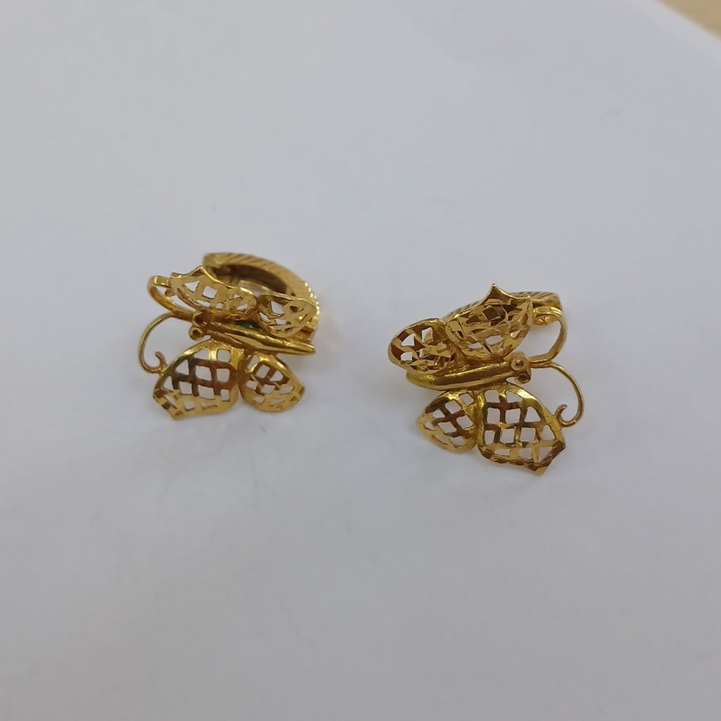 ARETES PAR ORO 18 K 3,20 GRMS (SEMINUEVO)