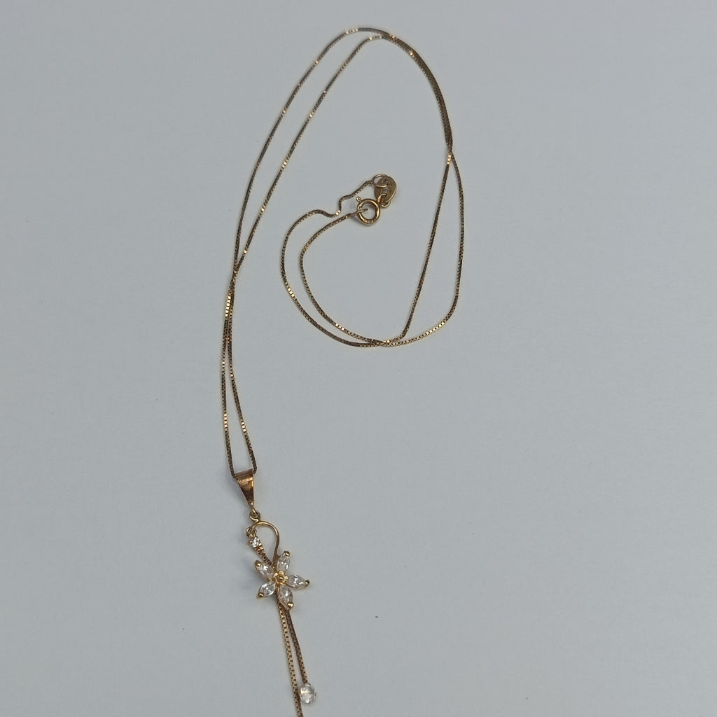 CADENA, DIJE ORO 14 K 2 GRMS (SEMINUEVO)