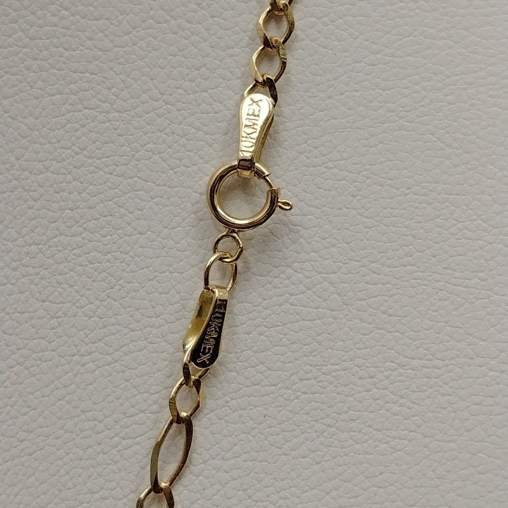 CADENAS TEJIDO 3X1 ORO 10K 50 CM 3.8 GR (NUEVO)