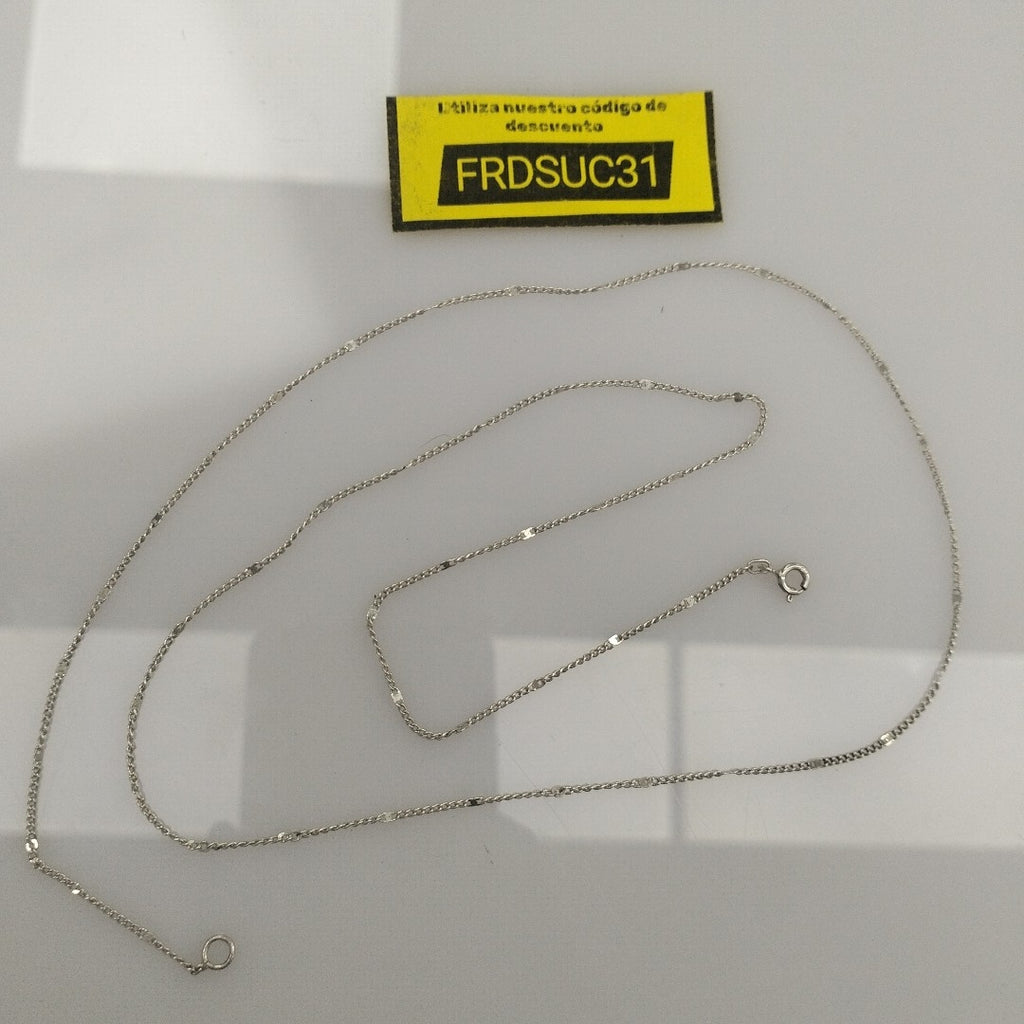 CADENA PLATA 2,50 GRMS (SEMINUEVO)
