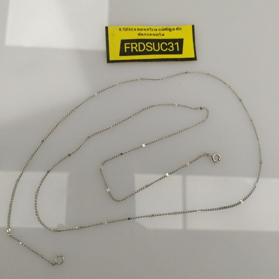 CADENA PLATA 2,50 GRMS (SEMINUEVO)