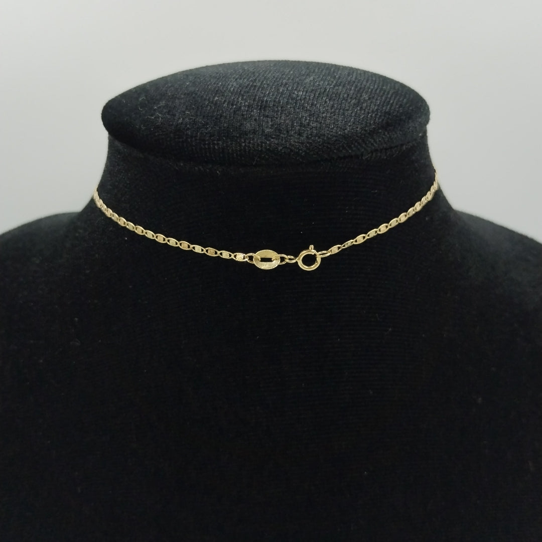CADENA ORO COMBINADO 10 K 1,80 GRMS (SEMINUEVO)