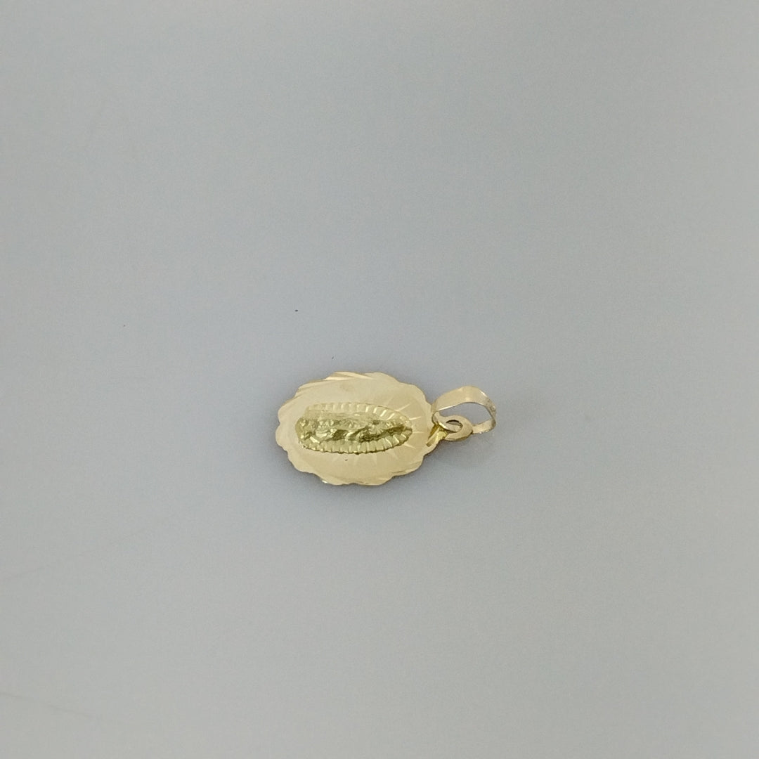 DIJE MEDALLA RELIGIOSA 14K 0.8 GR (NUEVO)
