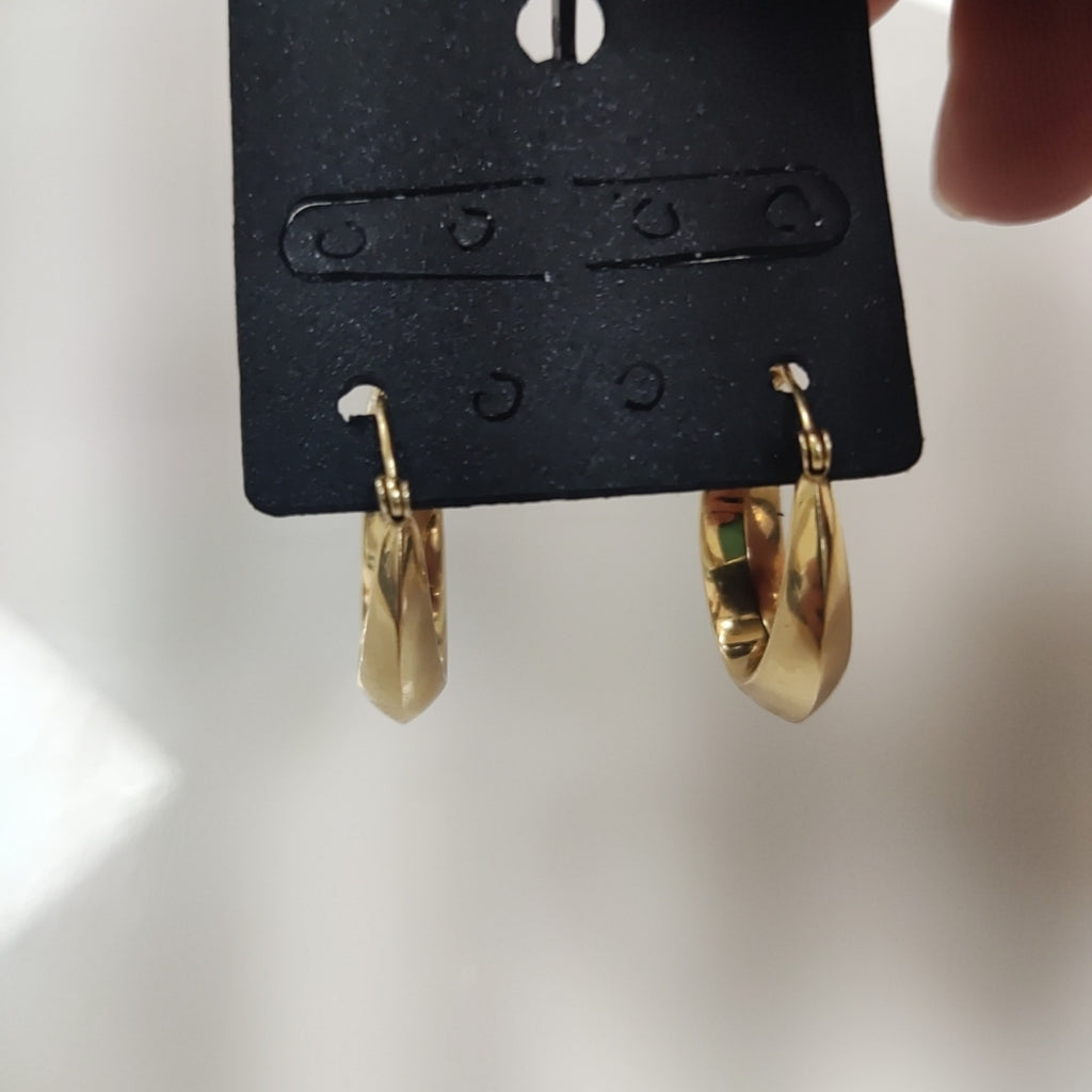 ARRACADAS PAR ORO 14 K 2.9 GRMS (SEMINUEVO)