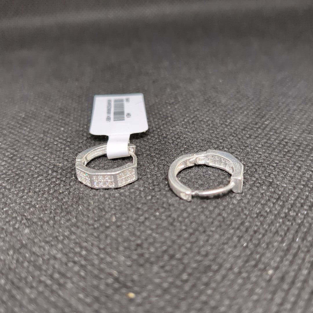 ARRACADAS C/CIRCONIAS PLATA .925 2.5 GR (NUEVO)