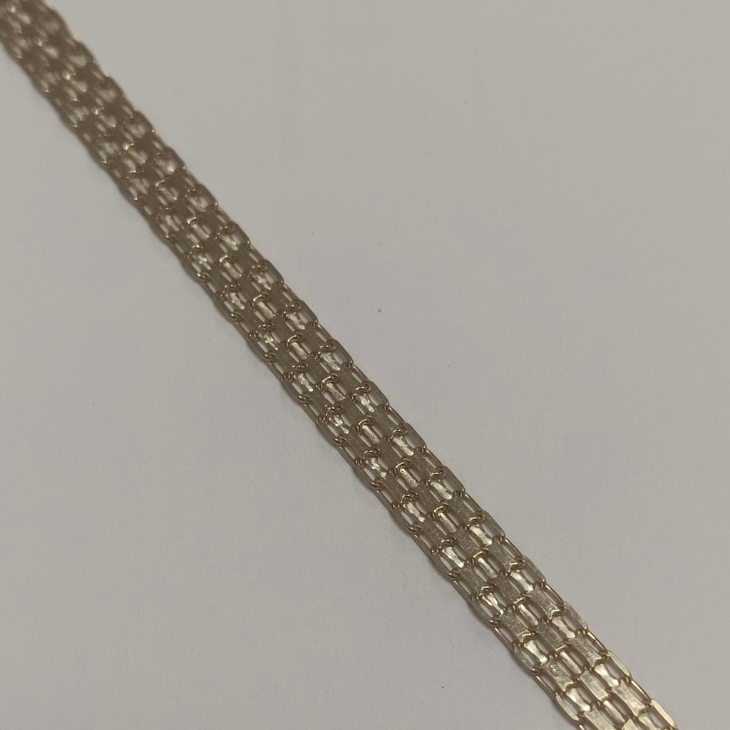 PULSERA ESPECIAL 10K 18 CM 3.8 GR (NUEVO)