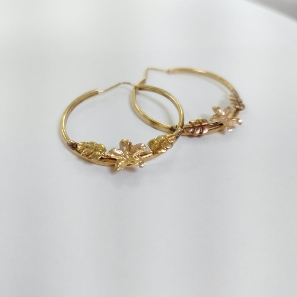 ARRACADAS PAR ORO 14 K 5,00 GRMS (SEMINUEVO)