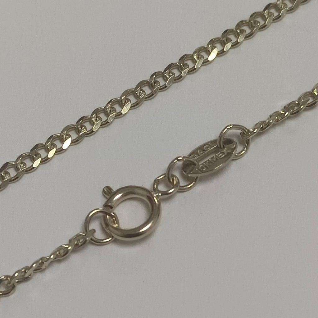 CADENAS TEJIDO BARBADA ORO 10K 50 CM 3.4 GR (NUEVO)
