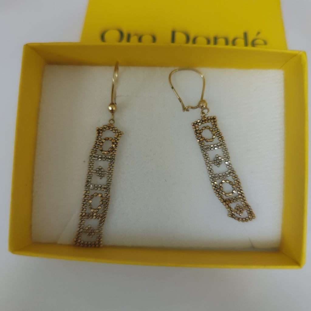 ARETES PAR ORO 14 K 2.6 GRMS (SEMINUEVO)