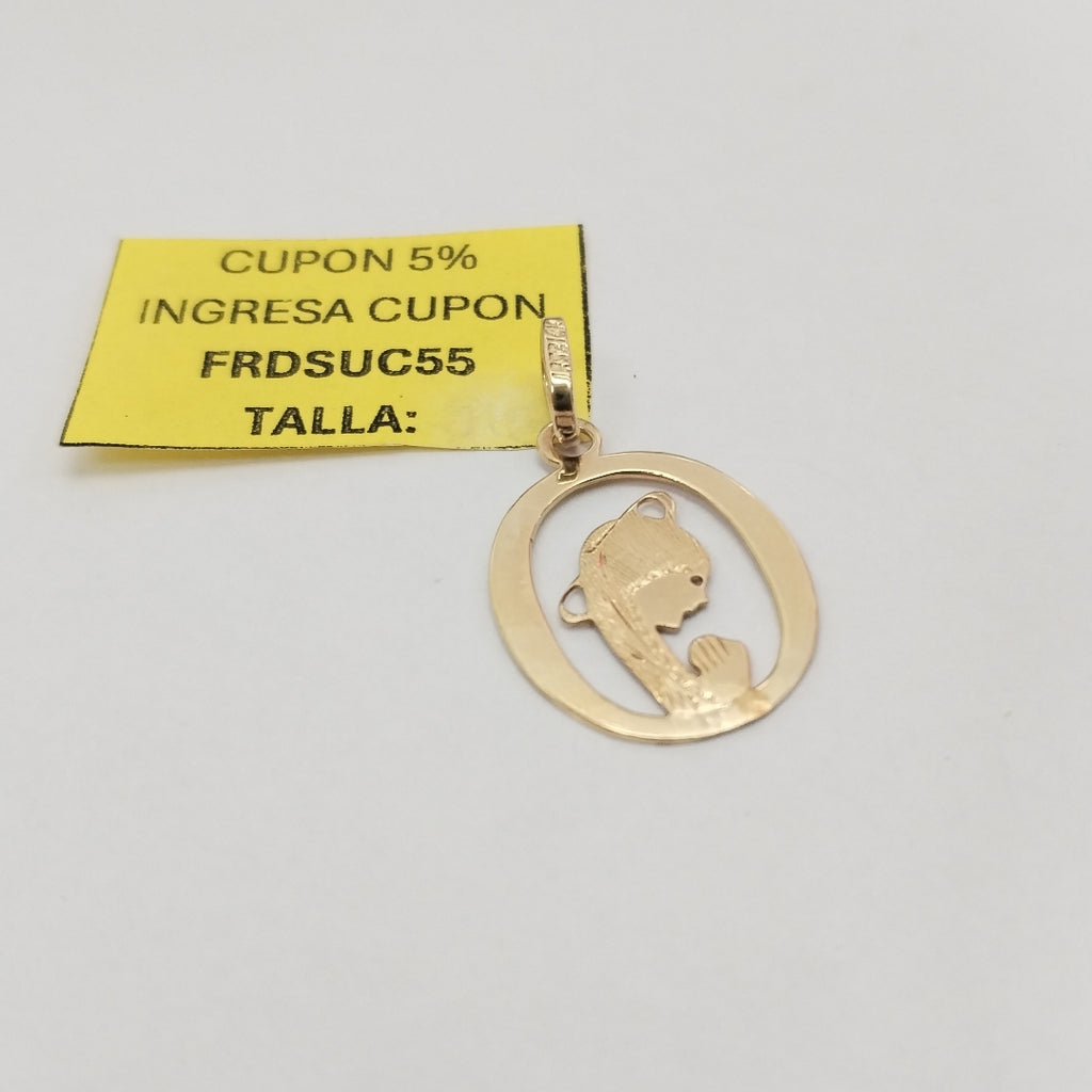 MEDALLA RELIGIOSA ORO 14 K 1,70 GRMS (SEMINUEVO)