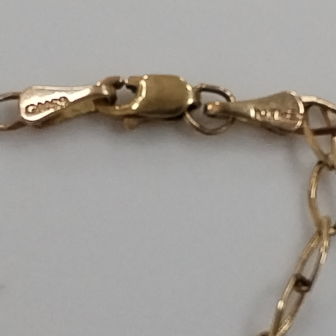 CADENA, MEDALLA RELIGIOSA ORO 10 K 5.3 GRMS (SEMINUEVO)