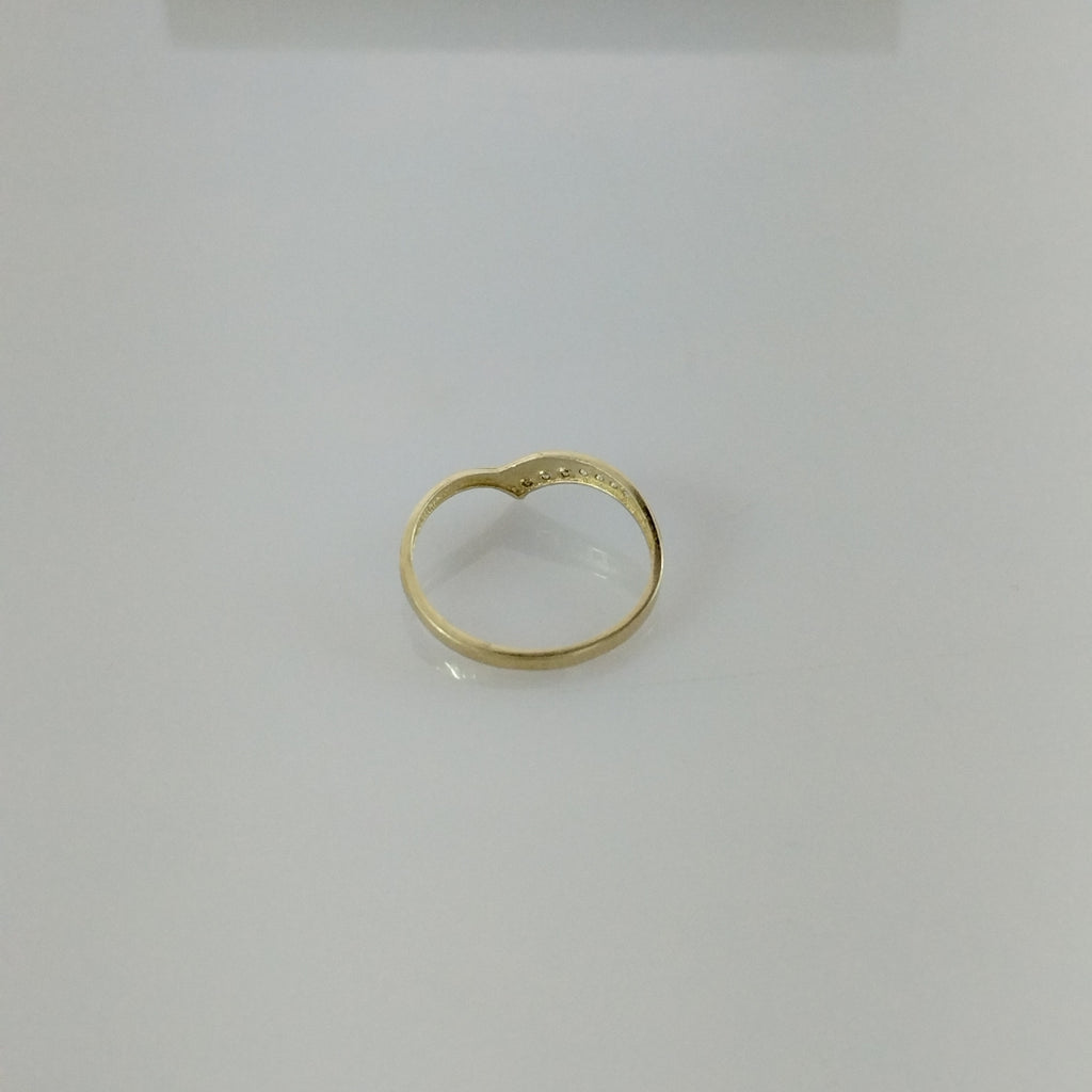 ANILLOS CON CIRCONIAS 14K TALLA 7 1 GR (NUEVO)
