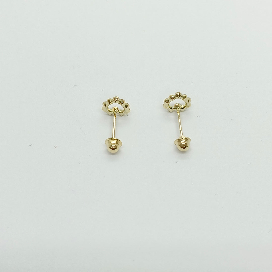 BROQUELES BROQUEL FIG CORAZON 14K 0.23 GR (NUEVO)