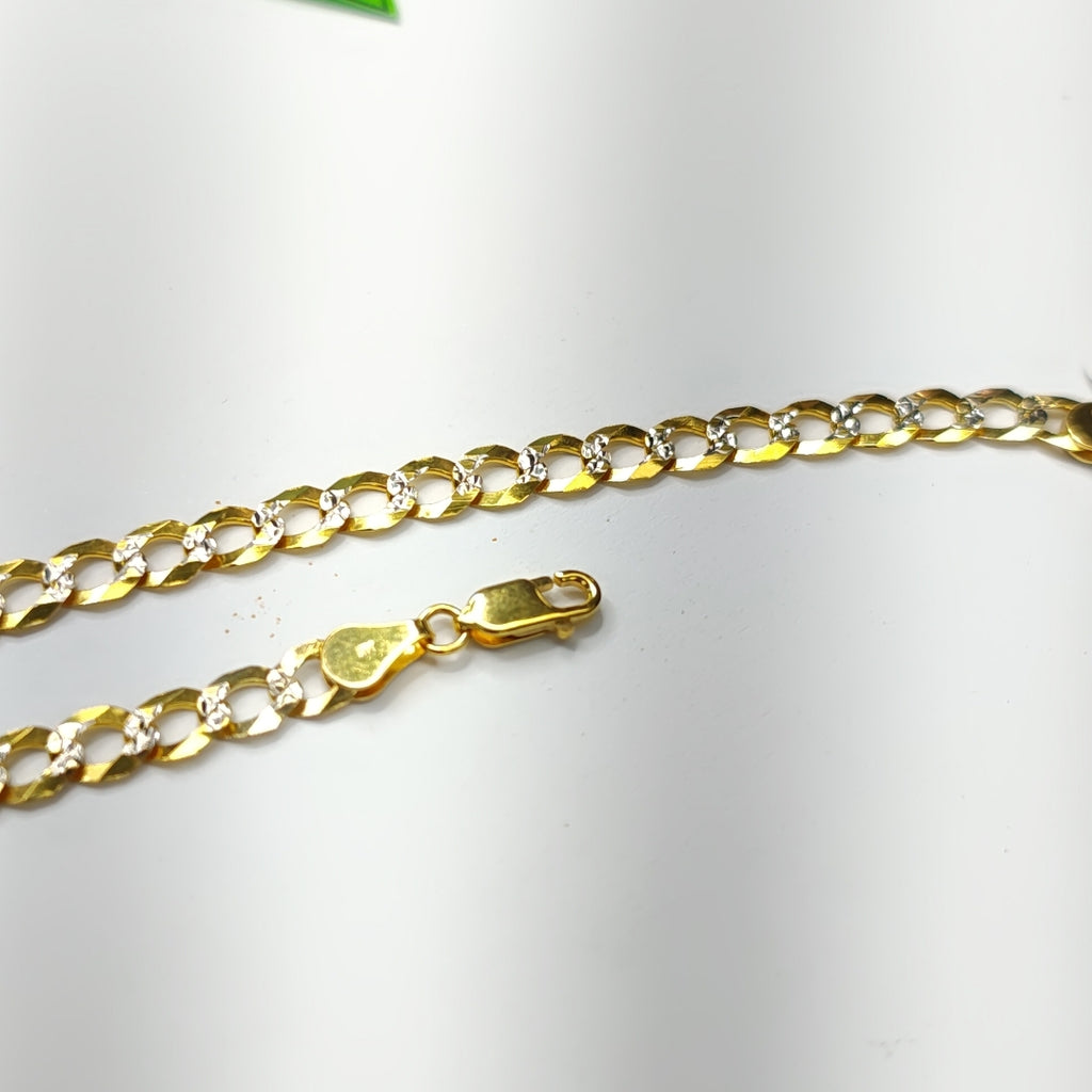 PULSERA BARBADA 14K 21 CM 5.7 GR (NUEVO)