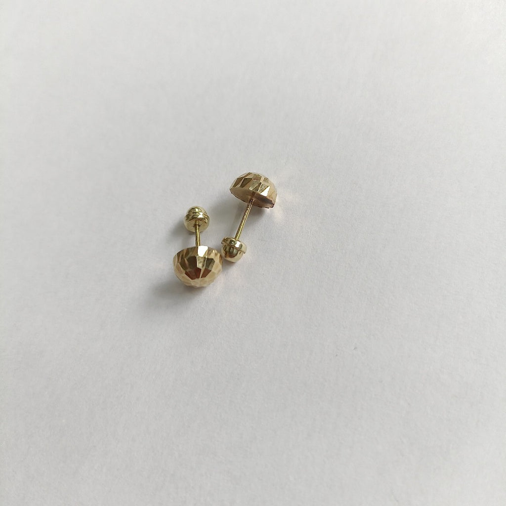 BROQUELES PAR ORO 14 K 0,70 GRMS (SEMINUEVO)