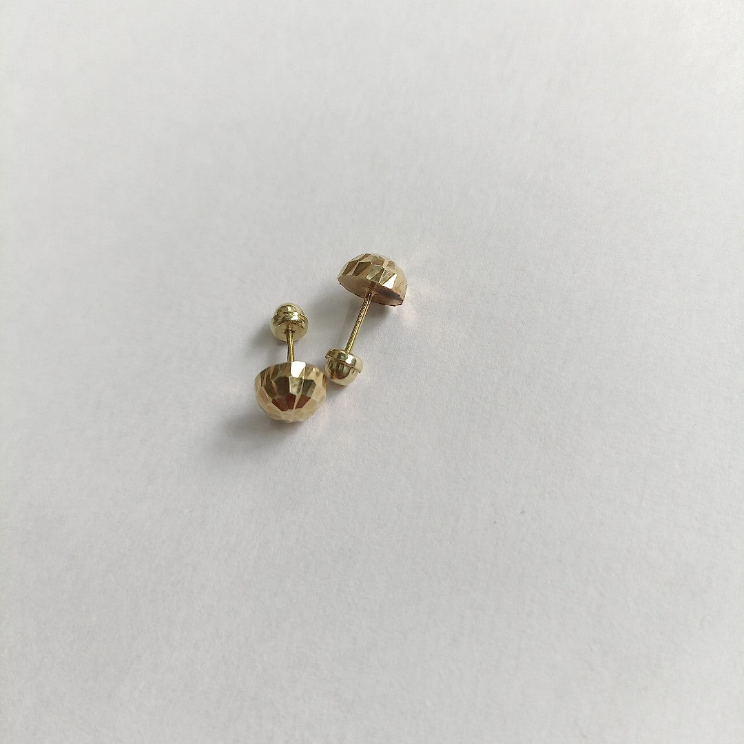 BROQUELES PAR ORO 14 K 0,70 GRMS (SEMINUEVO)