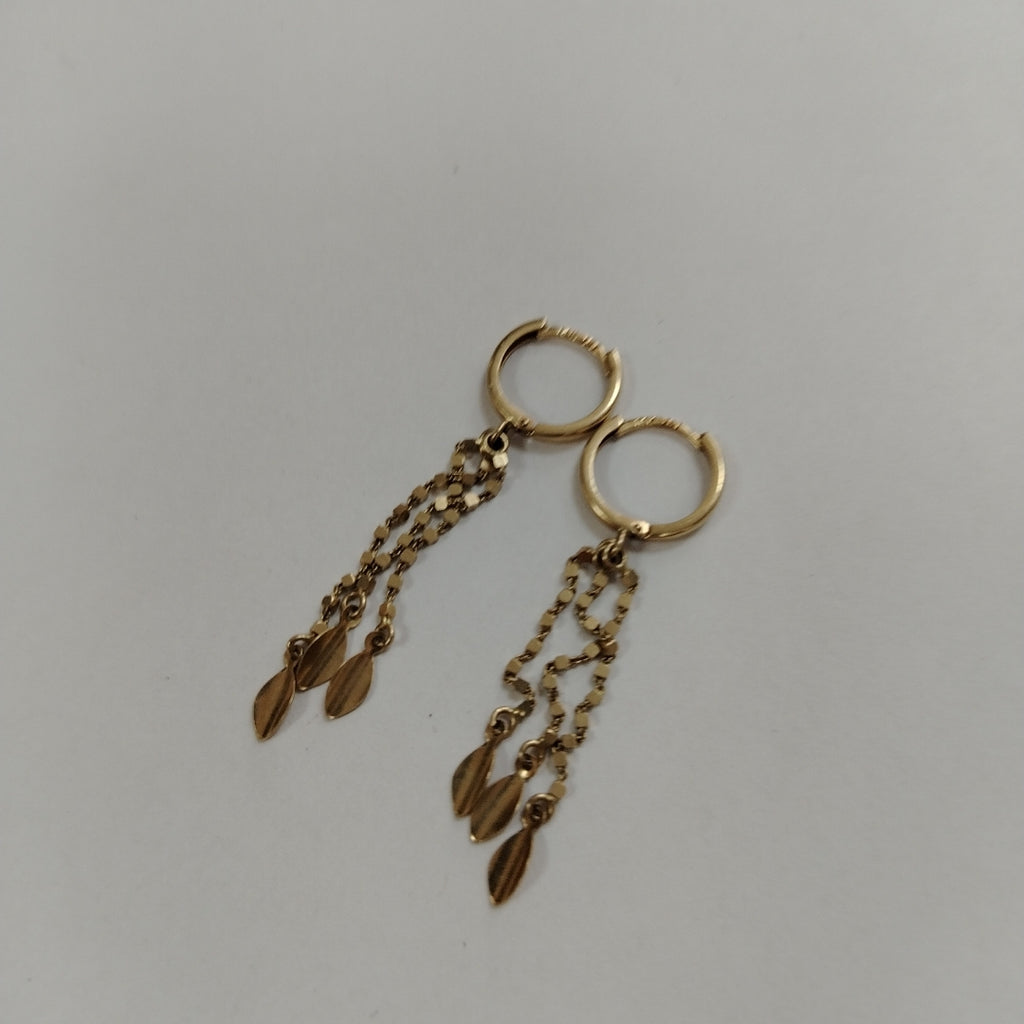 ARRACADAS PAR ORO 14 K 2,70 GRMS (SEMINUEVO)