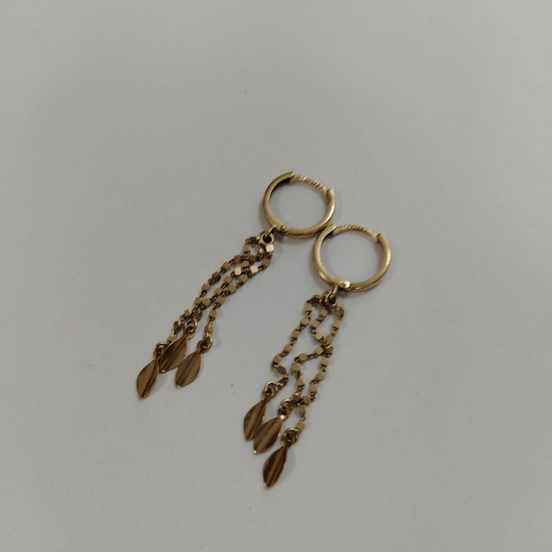 ARRACADAS PAR ORO 14 K 2,70 GRMS (SEMINUEVO)