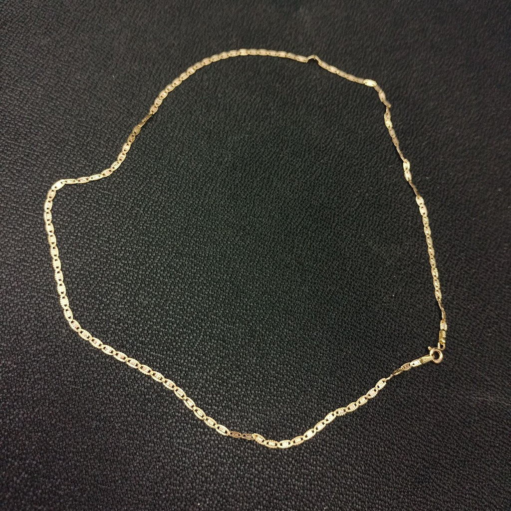 CADENA ORO COMBINADO 14 K 2,70 GRMS (SEMINUEVO)