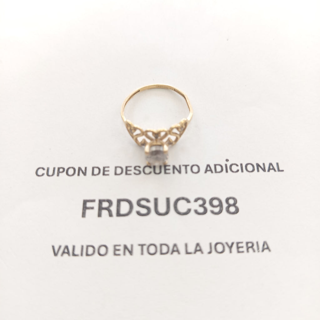 SOLITARIO ORO 10 K 1.8 GRMS (SEMINUEVO)