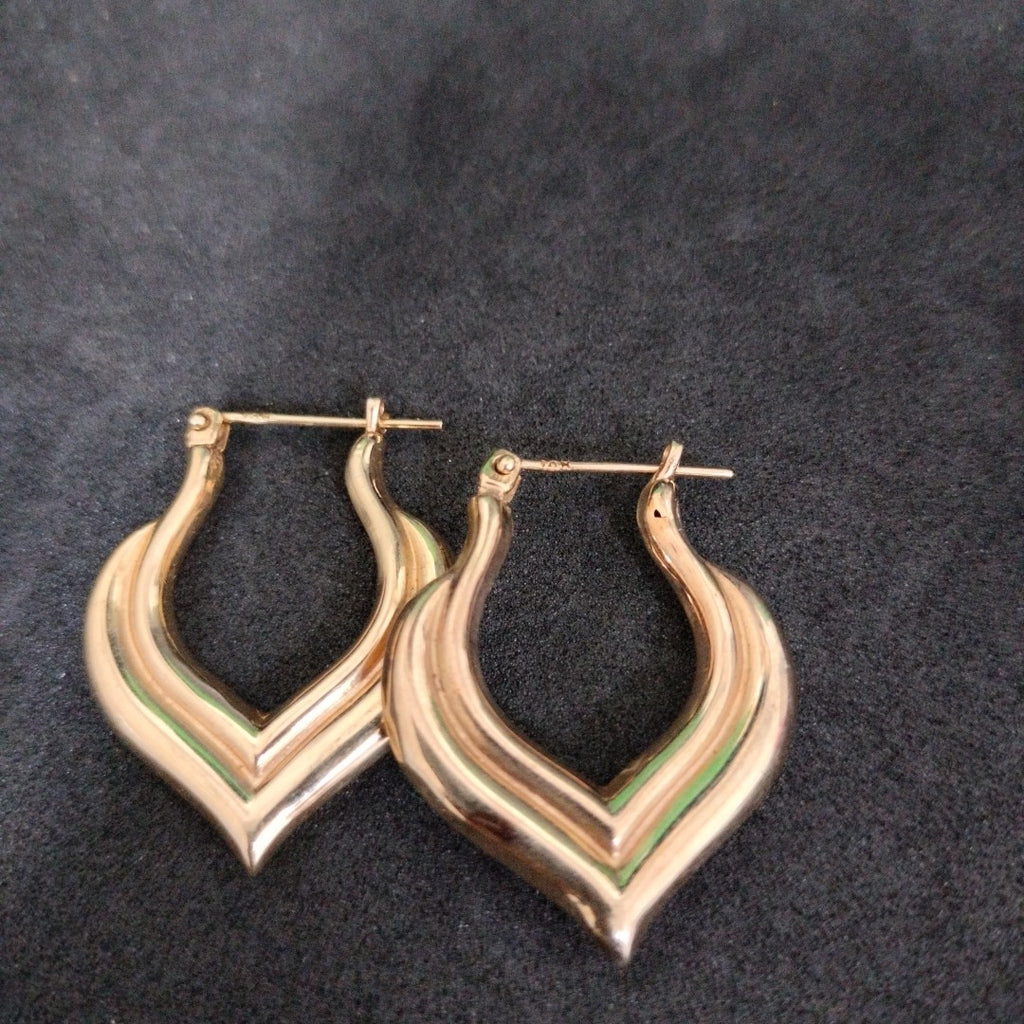 ARRACADAS PAR ORO 14 K 6,00 GRMS (SEMINUEVO)