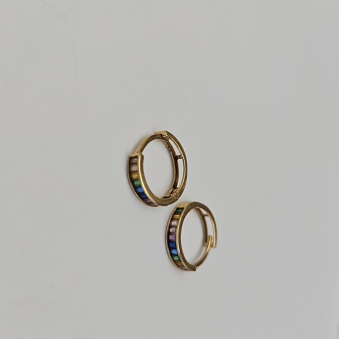 ARETES PAR ORO 10 K 1,00 GRMS (SEMINUEVO)