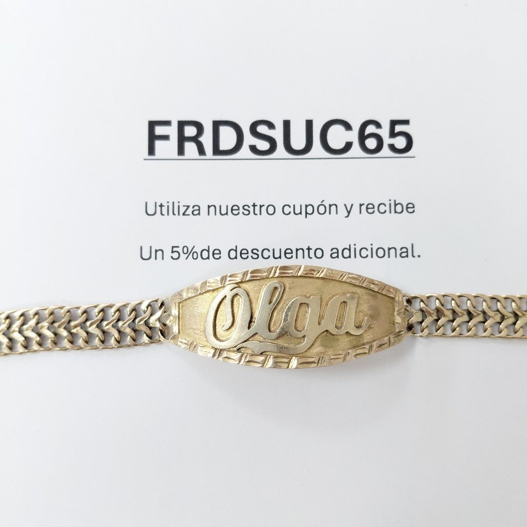 ESCLAVA ORO 10 K 12.9 GRMS (SEMINUEVO)