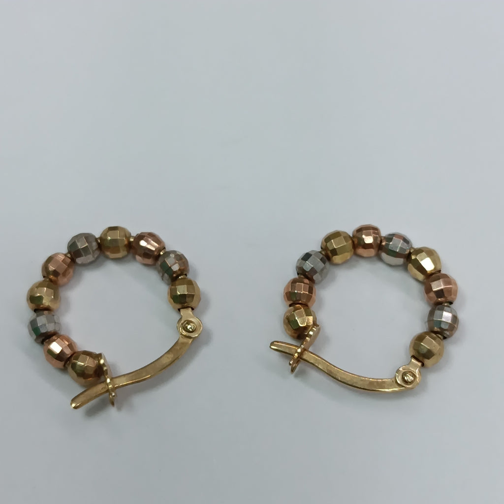 ARRACADAS PAR ORO 14 K 1,80 GRMS (SEMINUEVO)