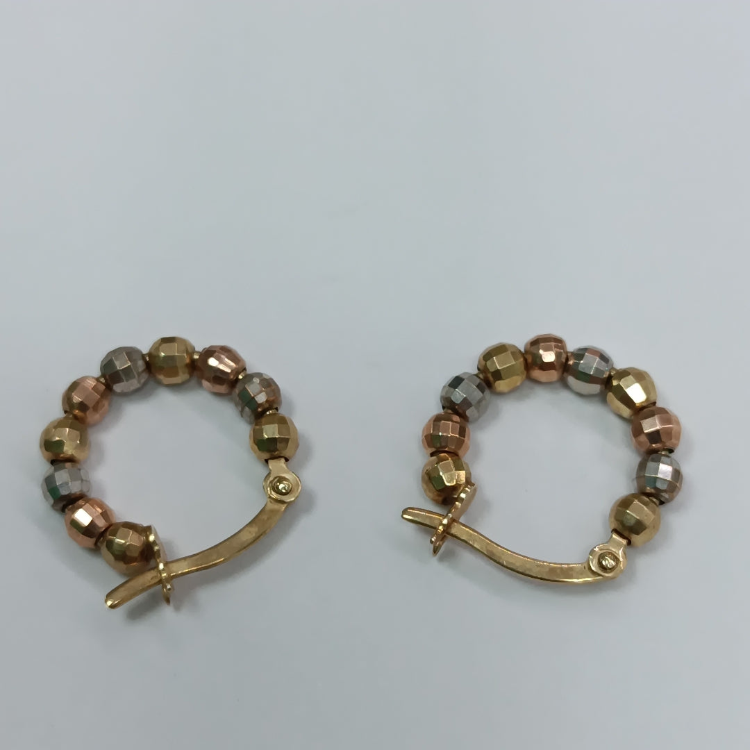 ARRACADAS PAR ORO 14 K 1,80 GRMS (SEMINUEVO)