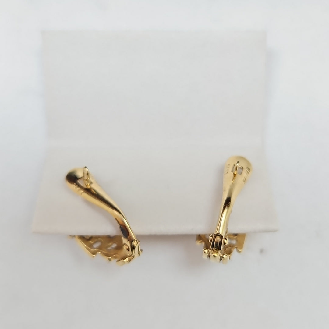 ARETES PAR ORO 14 K 3.2 GRMS (SEMINUEVO)