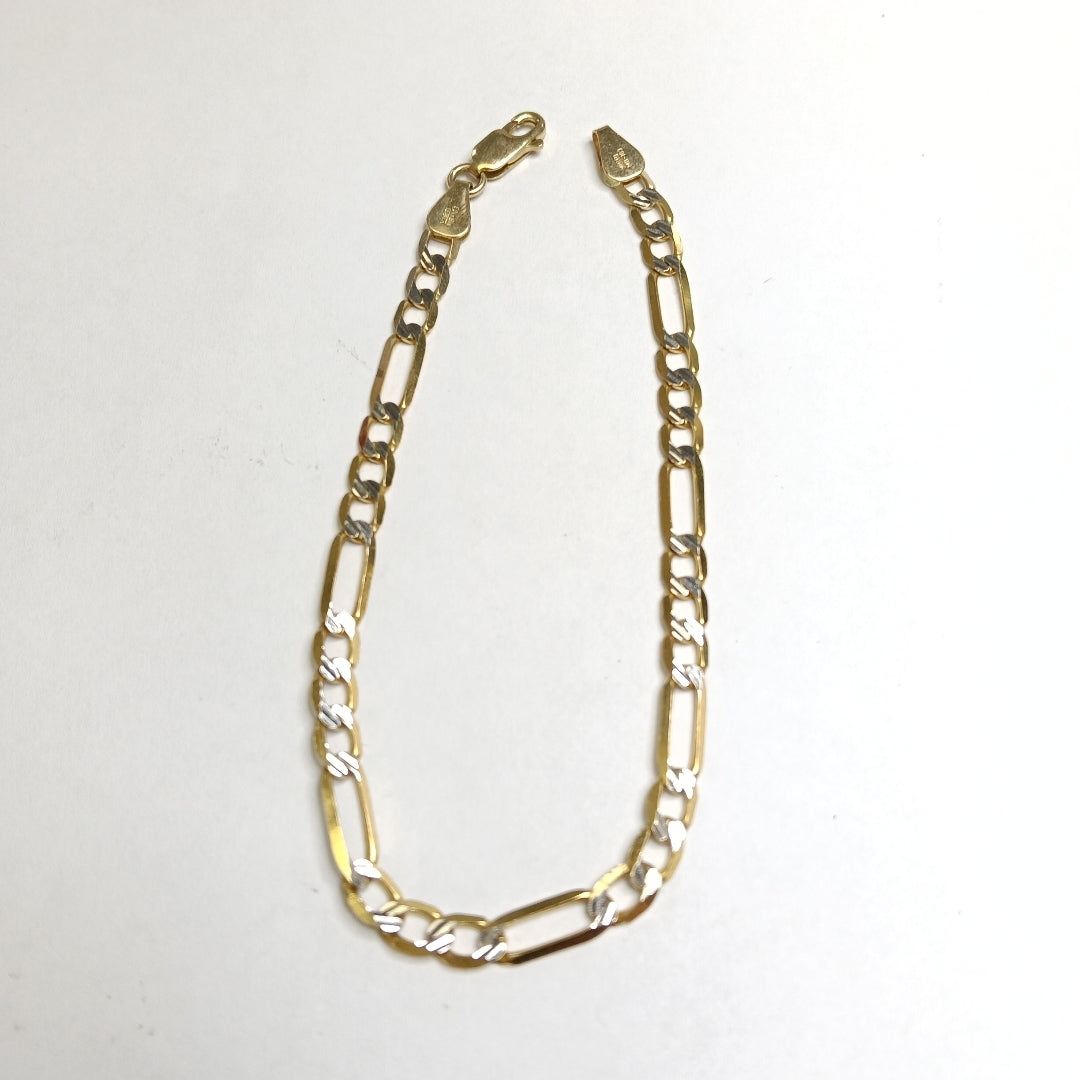 PULSERA ORO, RODIADO 10 K 5.3 GRMS (SEMINUEVO)