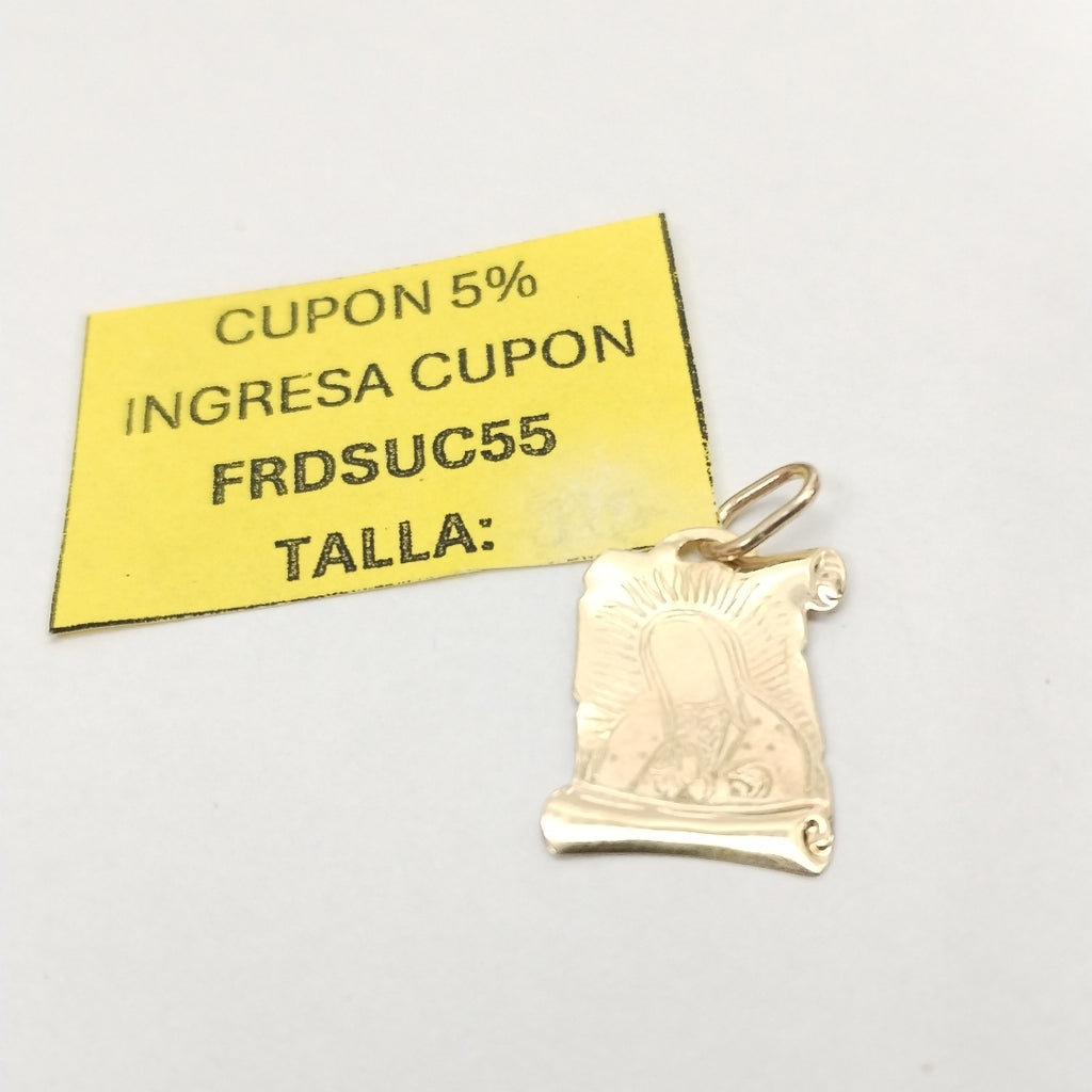 MEDALLA RELIGIOSA ORO 14 K 0,50 GRMS (SEMINUEVO)