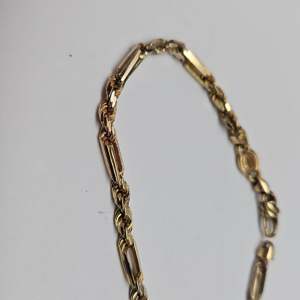 PULSERA ORO COMBINADO 14 K 10,30 GRMS (SEMINUEVO)