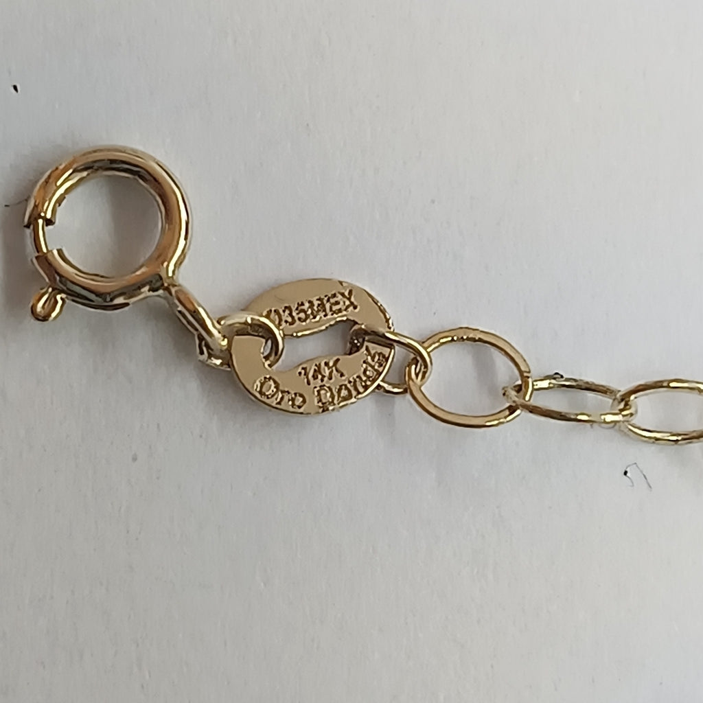 PULSERA ESPECIAL 14K 18 CM 1.6 GR (NUEVO)
